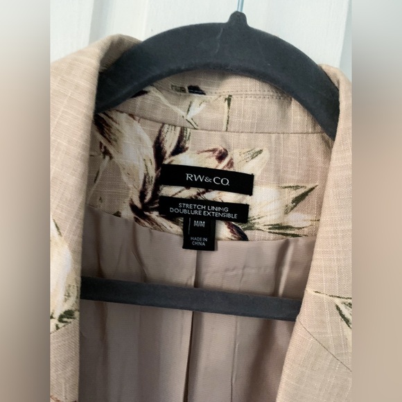Rw&Co linen blend Blazer - Picture 7 of 8